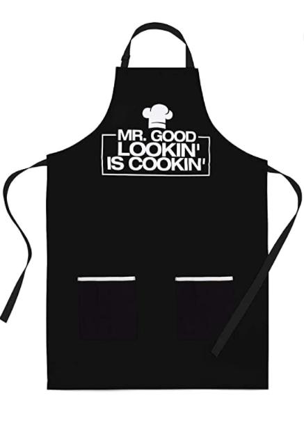 cool valentine's day gifts for husband mr good looking is cooking apron