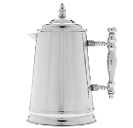 beautiful vintage French press stainless steel